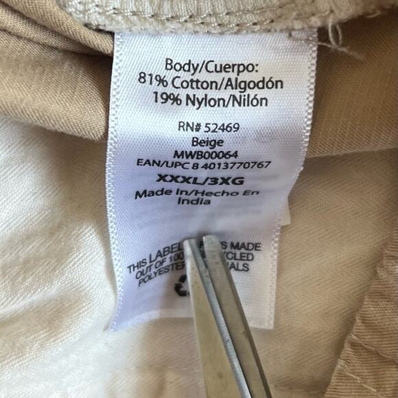 Free Assembly Tan Men's 8" Climbing Cotton/Nylon with Buckle Shorts Sz XXXL - Picture 9 of 10